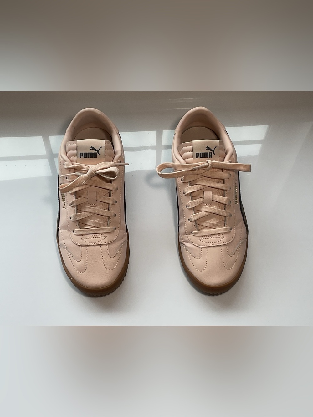 Puma Carina Street Pink Black Gum Sole Sneakers Women’s Size 7 EU 37.5